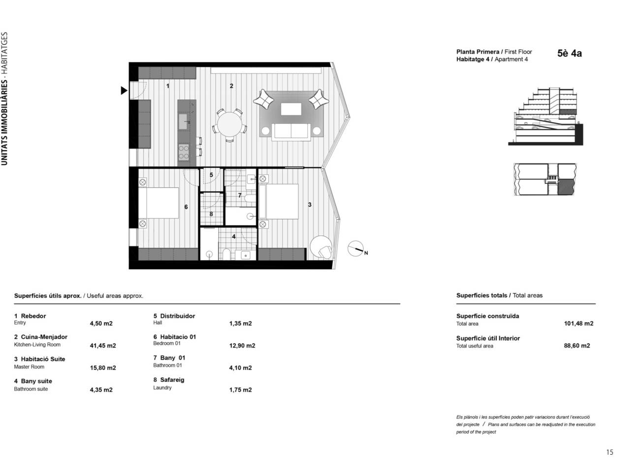 Piso a estrenar de nueva construcción, en Andorra la Vella en alquiler.