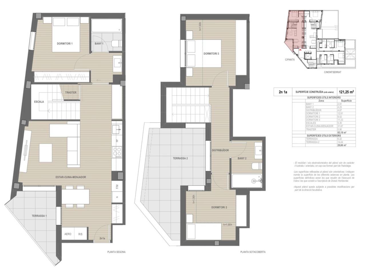 duplex en terrassa · centre 425000.00€