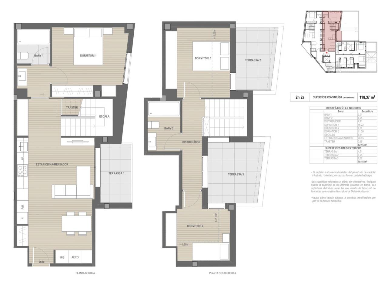 duplex en terrassa · centre 390000.00€