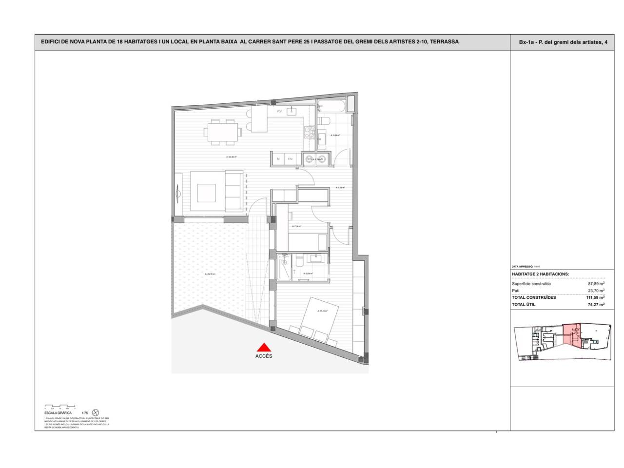 pisos en terrassa · centre 400000.00€