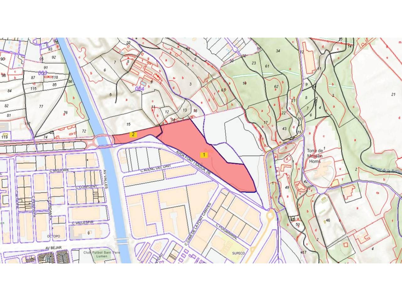 terrenos en terrassa · can-palet 2000100.00€