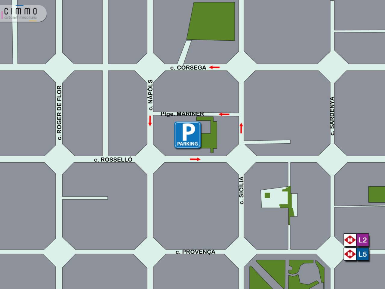 Parking en venta El Camp d´en Grassot-Gràcia Nova (Barcelona Capital)