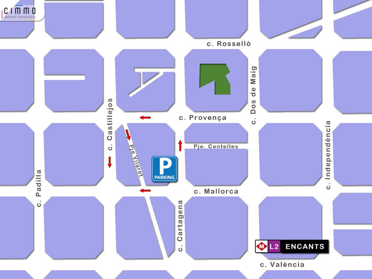 Parking en alquiler La Sagrada Família (Barcelona Capital)