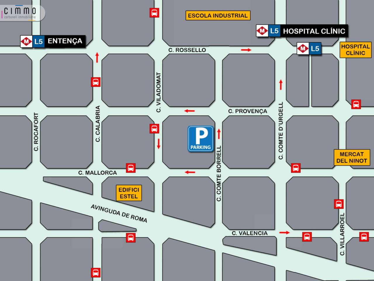 Parking en alquiler Eixample Esquerra (Barcelona Capital)