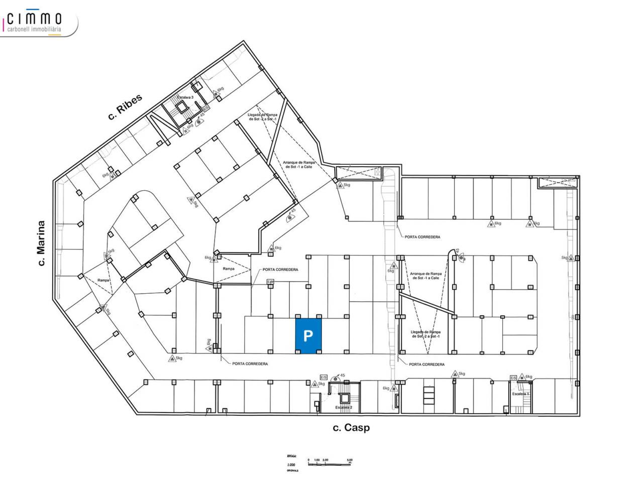 Parking en venta El Fort Pienc (Barcelona Capital)
