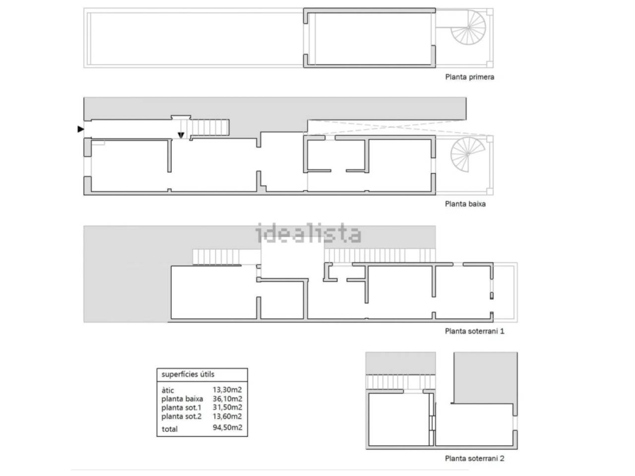chalet-adosado en barcelona-capital · la-font-d'en-fargues 285000.00€