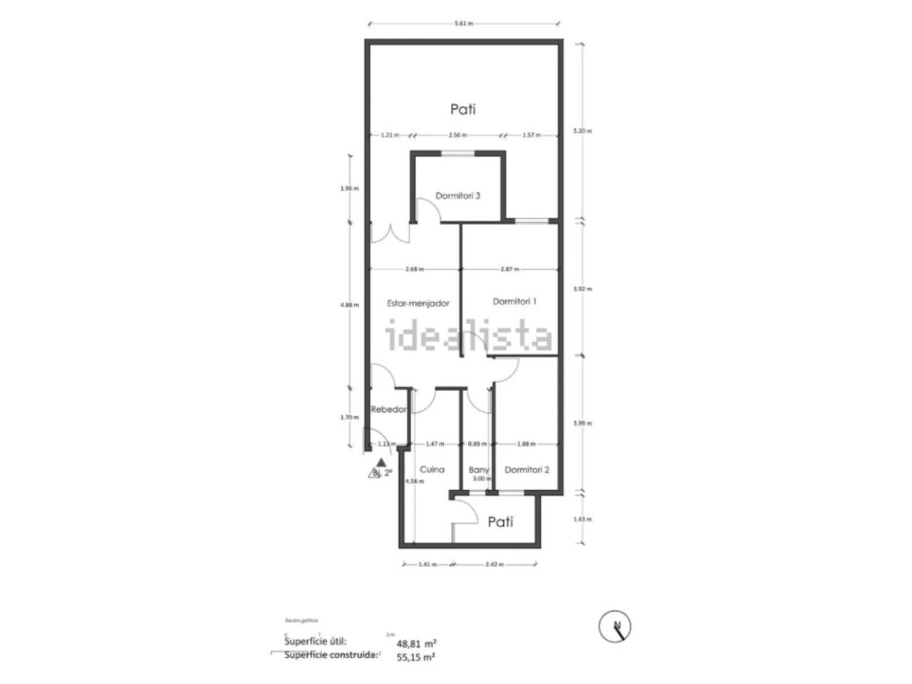 pisos en barcelona-capital · verdun 200000.00€