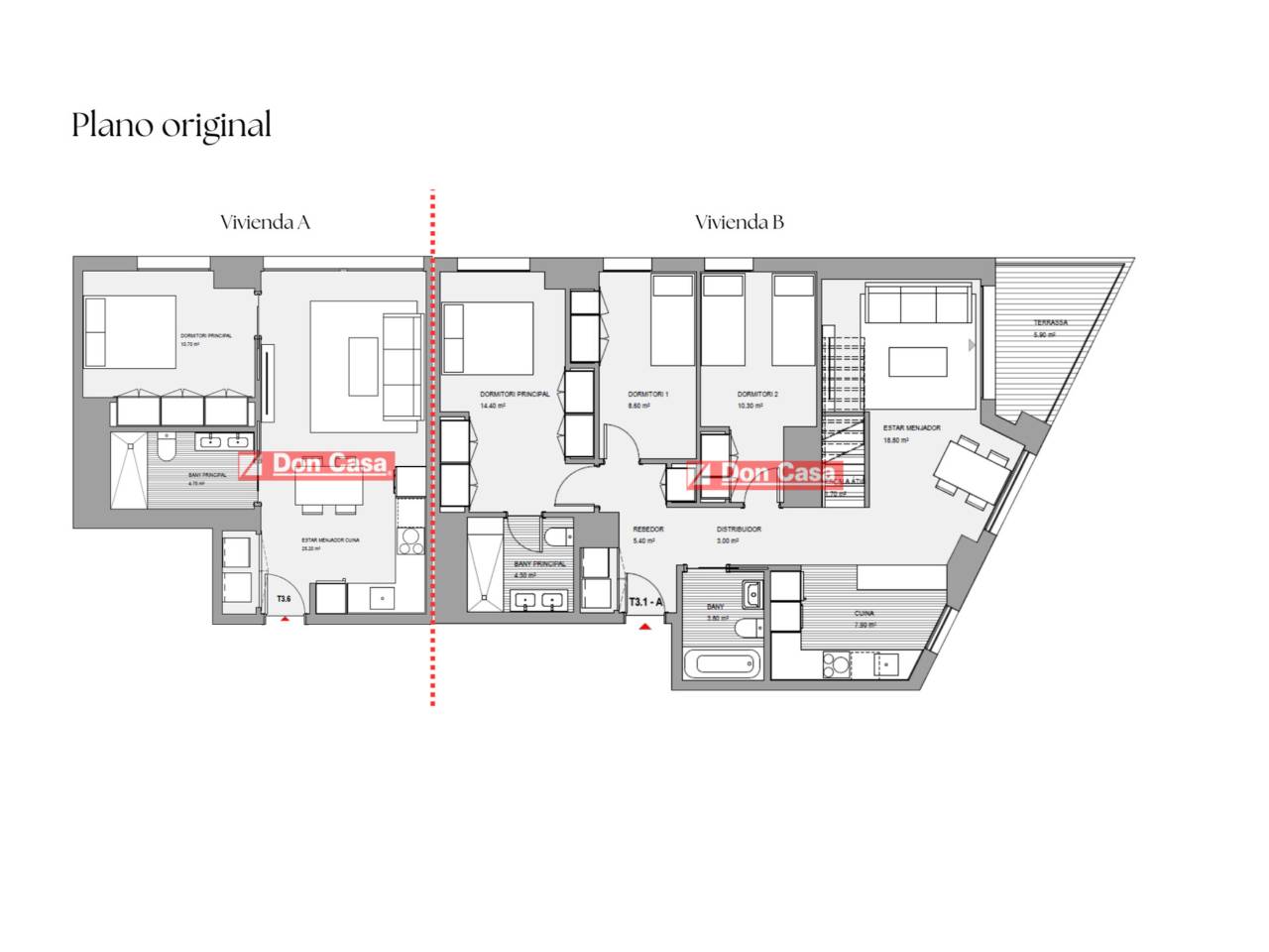 duplex en badalona · port 1300000.00€