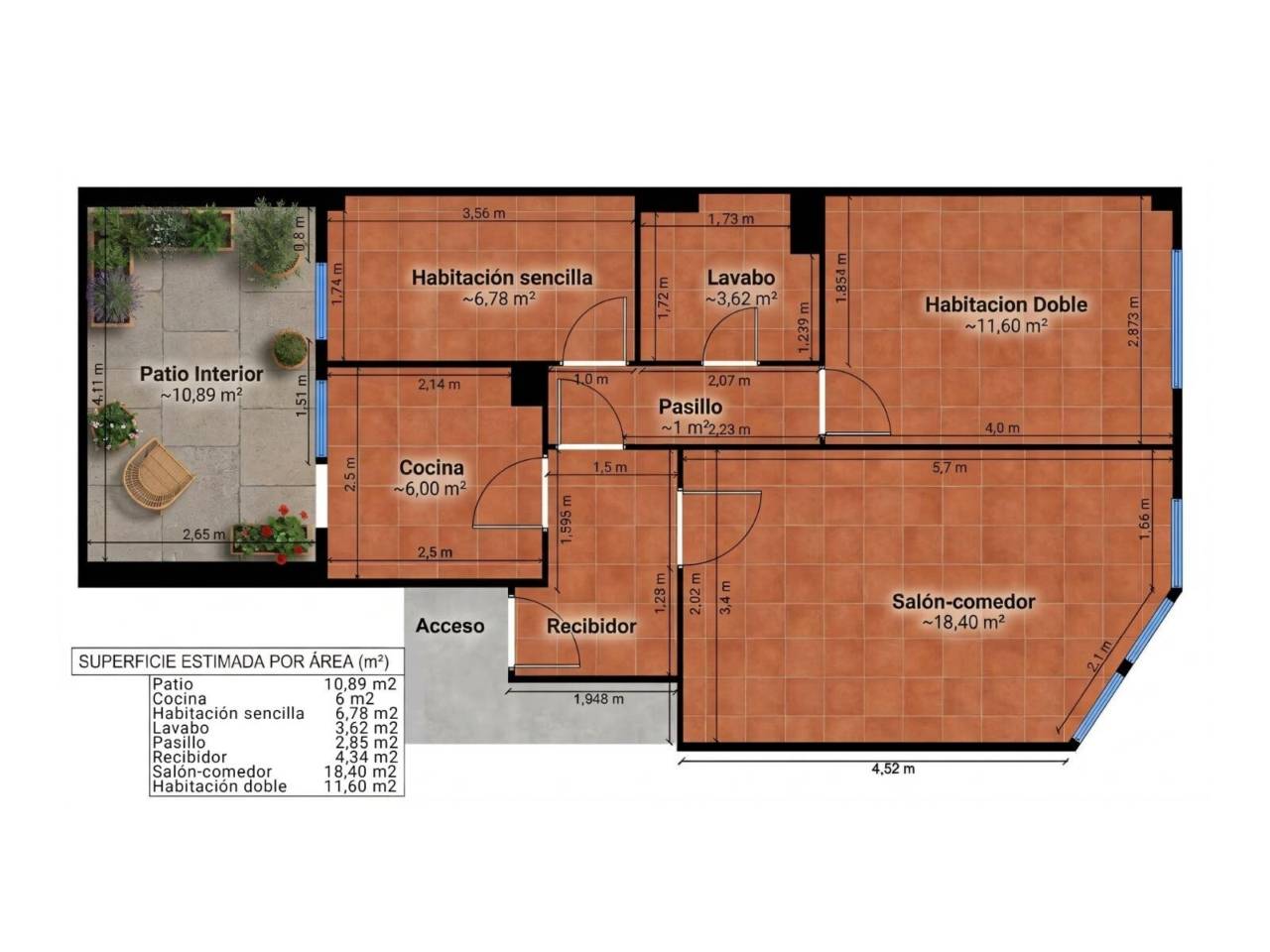 pisos en barcelona-capital · la-dreta-de-l'eixample 460000.00€