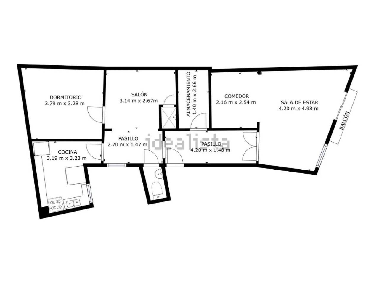 pisos en barcelona-capital · el-raval 239000.00€