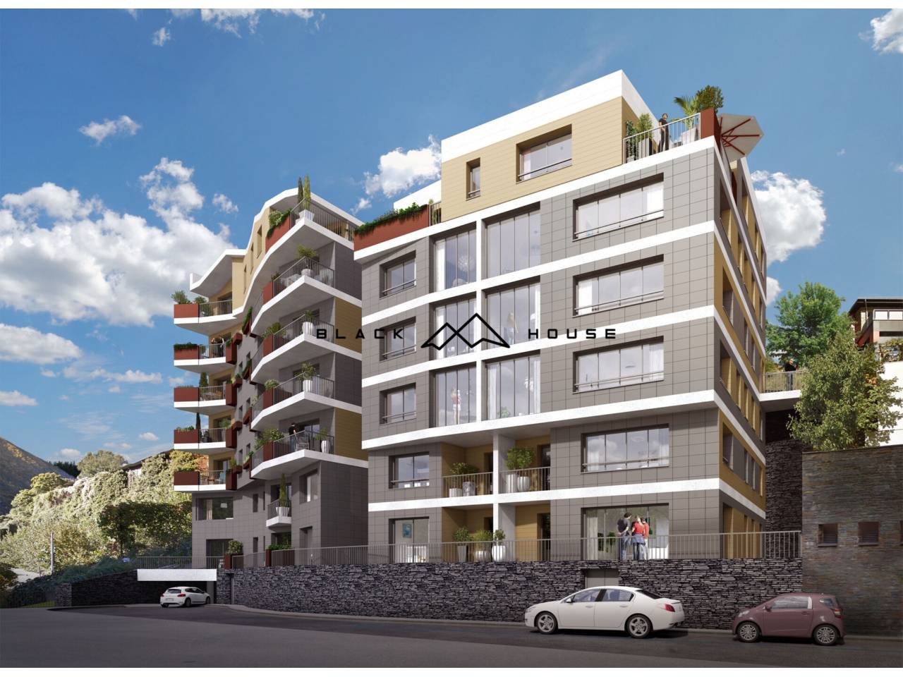 Fabulous new luxury development, located in a very quiet and sunny residential area of Escaldes. 